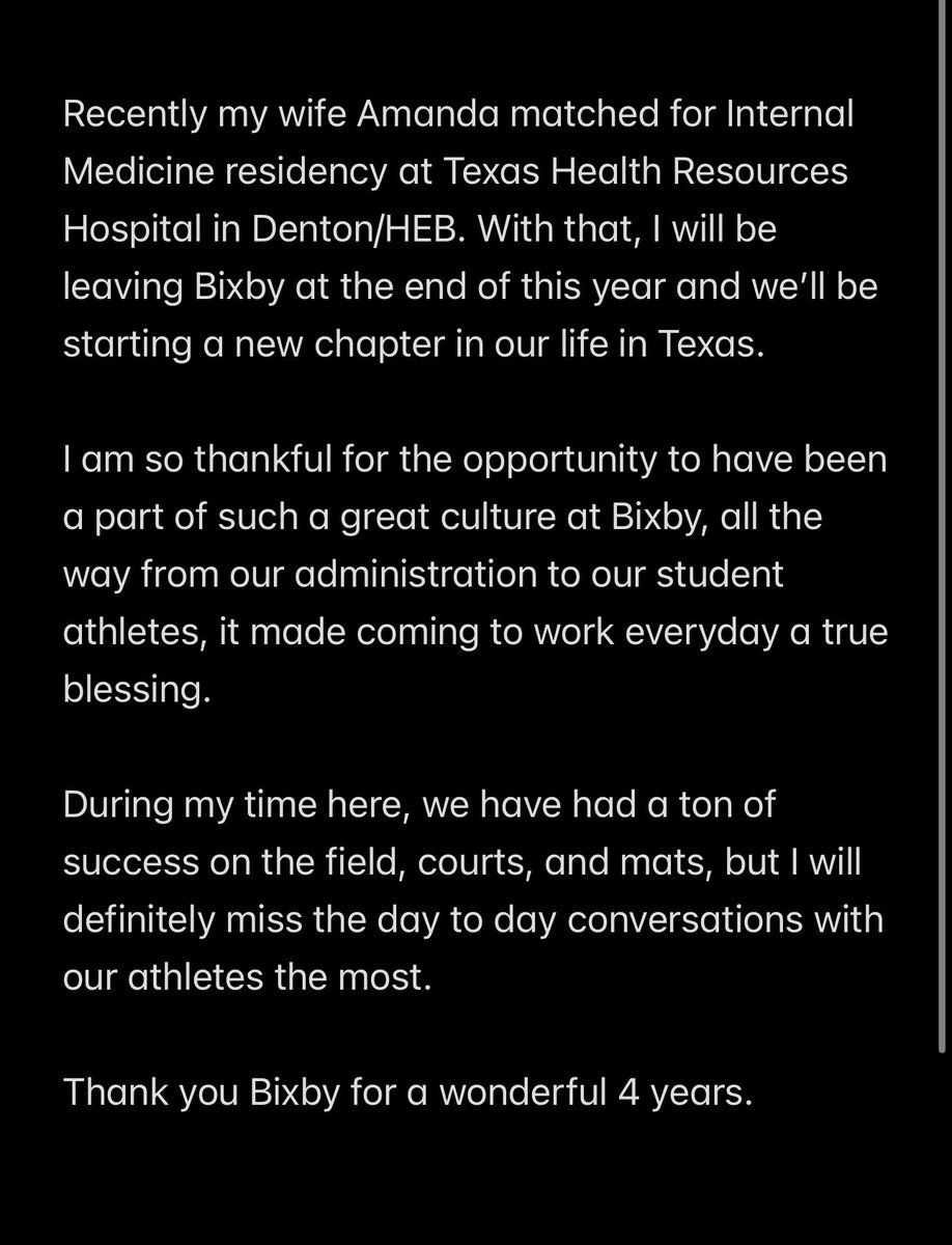 Life Update. 
Thank you Bixby for the last 4 years!