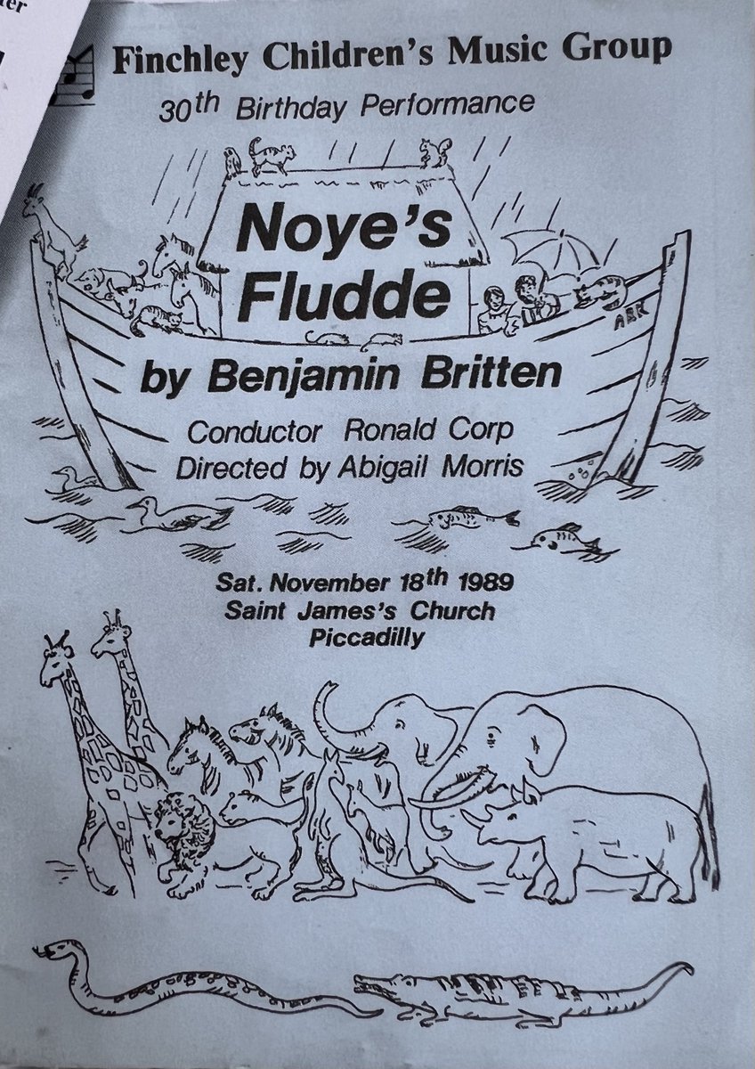 We are very sorry to hear that Ron Corp has died. He was Musical Director of FCMG (1981-1991) and led the choir through performances including the 30th anniversary of Noye’s Fludde  in St James and at the Proms and the premieres of Berio's Ofanim in Rome, London and Vienna. RIP.