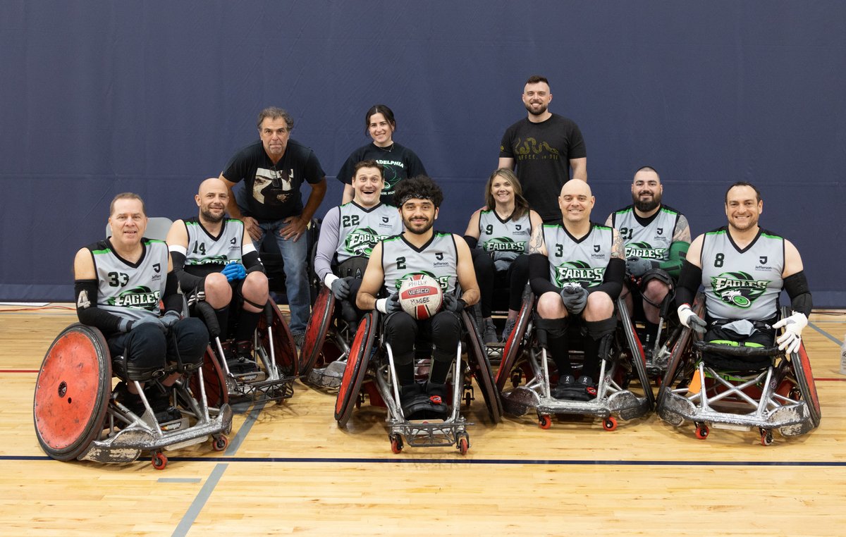 MossMageeRehab's tweet image. Jefferson Moss-Magee’s #wheelchairrugby team, the spokesmen, finished 3rd in its division in the national tournament last weekend in Tampa. They were among the 18 top ranked teams. 
Congrats to the players on a hard-fought tournament capping off an impressive season!