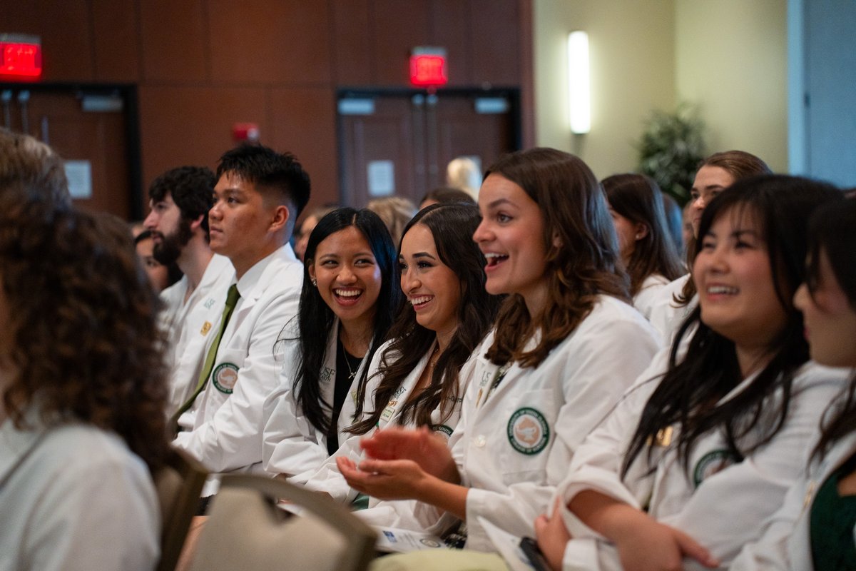 What better way to celebrate #NursesWeek than by pinning 247 new Bull Nurses from <a href="/USFHealthNurse/">USF Health Nursing</a> ! With support from our incredible partners at <a href="/TGHCares/">Tampa General Hospital</a> , we proudly honored our largest class to date—a 45% increase in graduates🤘🏽💚