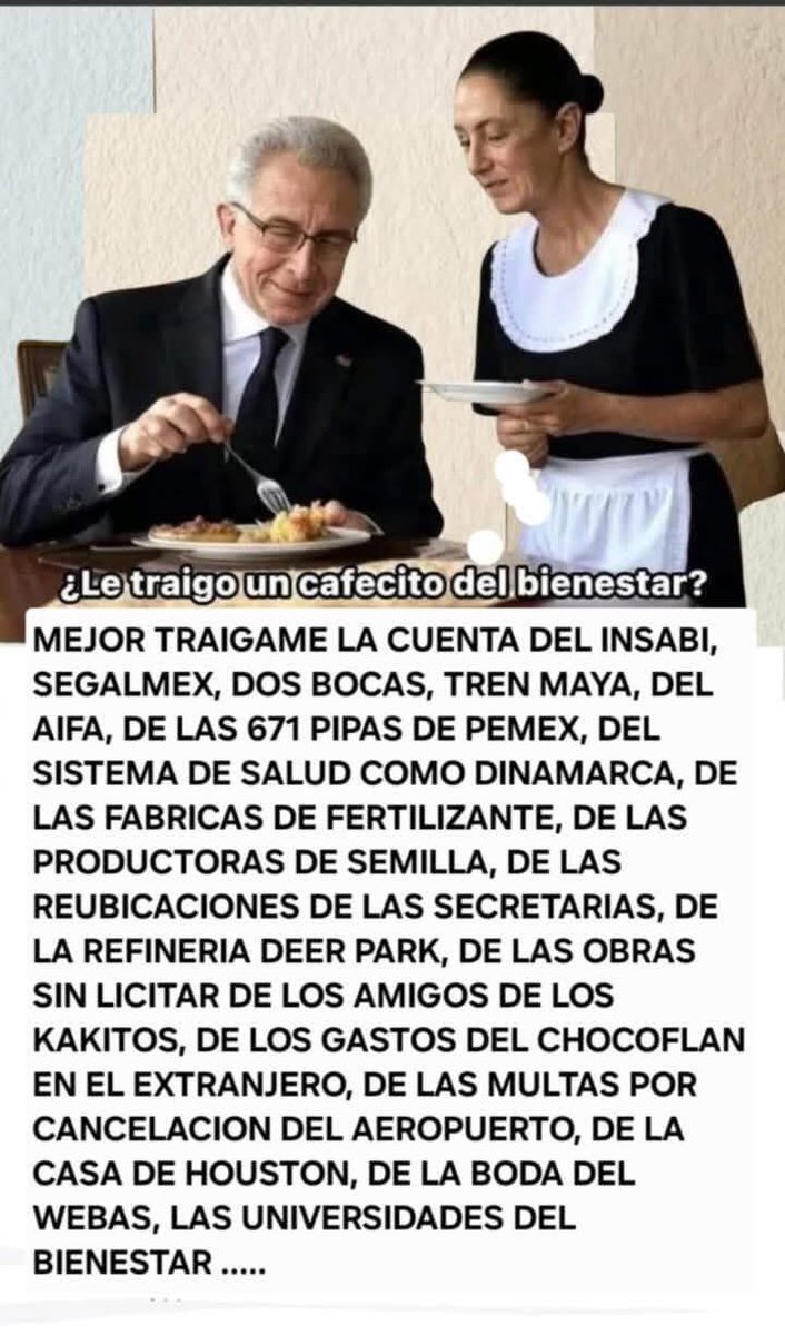La presirvienta jajajaja