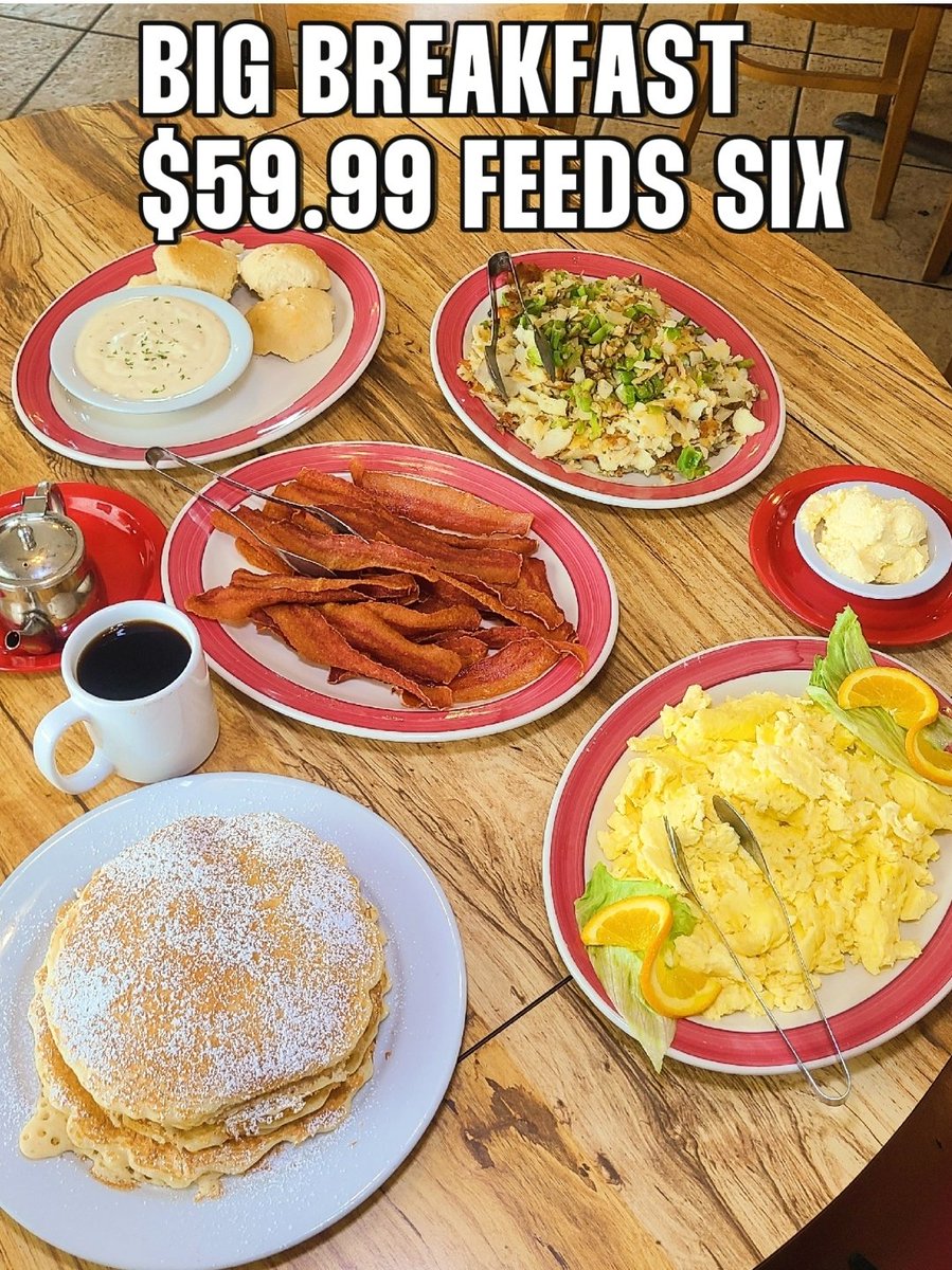 Checking out the "Big Breakfast" from a local diner up in Helendqle, California tiktok.com/t/ZTjUCQmDe/