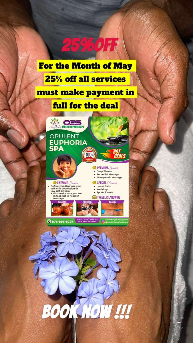 #jamaicamassage #massage #doortodoor