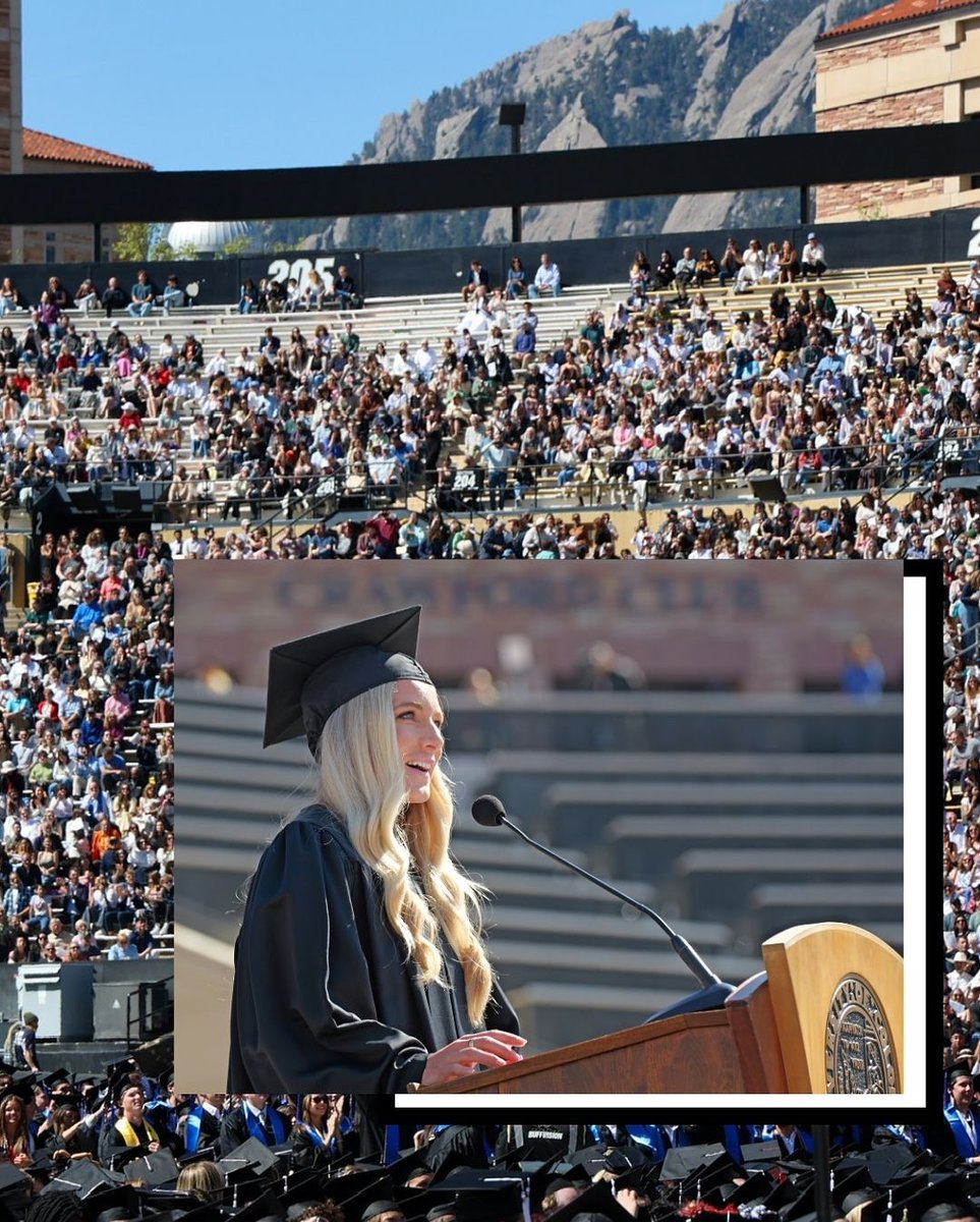Forever Buffs 🦬 (@cuboulderalumni) on Twitter photo Our wonderful commencement speaker and proud <a href="/CUBoulderAlumni/">Forever Buffs 🦬</a> Emma Coburn! Our wonderful commencement speaker and proud <a href="/CUBoulderAlumni/">Forever Buffs 🦬</a> Emma Coburn!