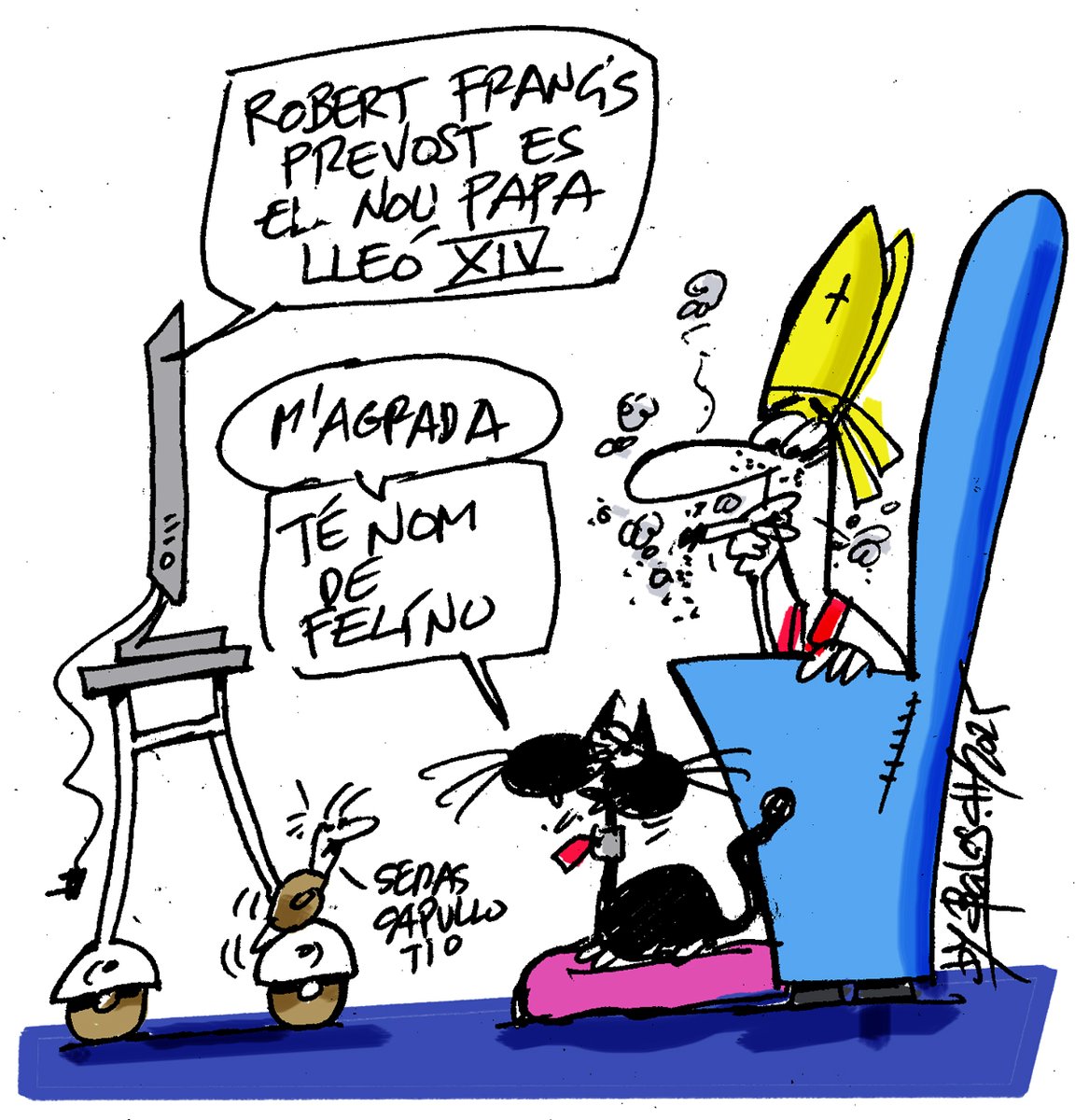 jordibalasch's tweet photo. Havemus papam di Roma https://t.co/liQUkMVVCm