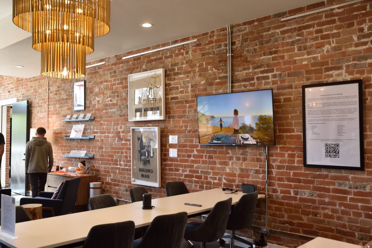 Let me show you a bit of THE SPACE BY ART OF FREEDOM GALLERY
<a href="/SpaceDenver/">The Space</a>