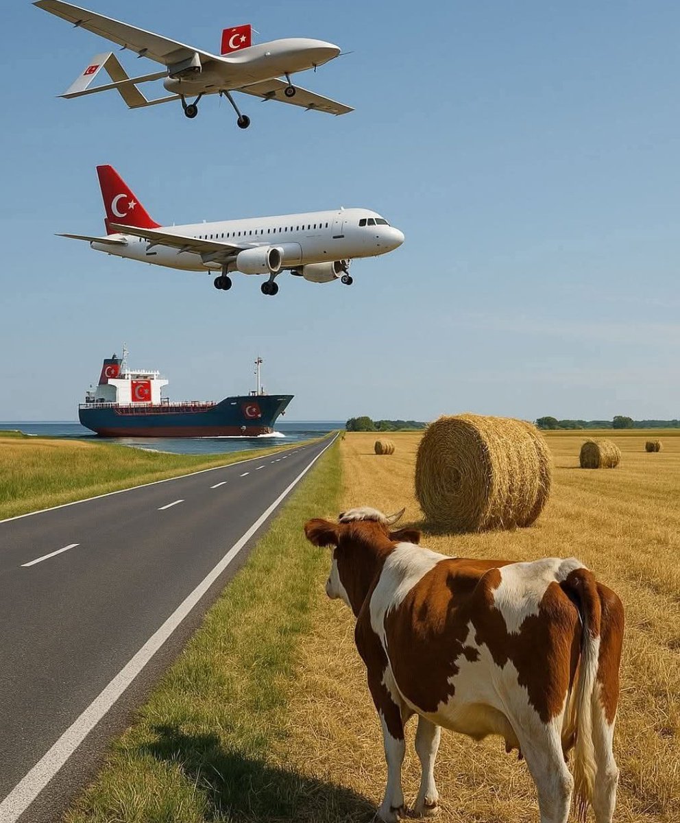 Sen Bir ineğe istediğin kadar yol yaptık uçak yaptık İHA  yaptık siha yaptık gemi yaptık araba yaptık de 
O sadece yiyeceği samanı bilir 
İyi geceler....