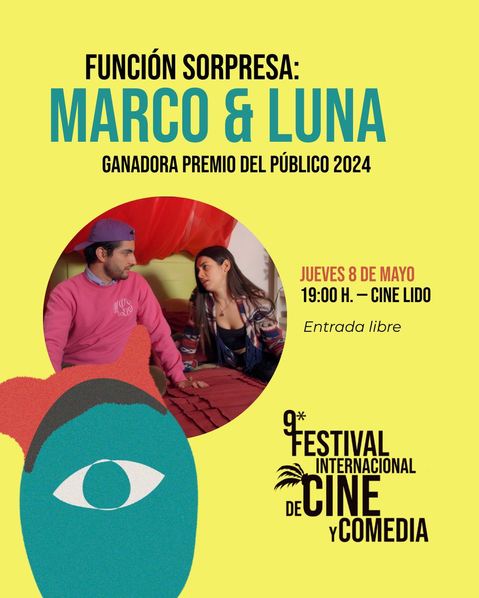 Fest. Int. Cine y Comedia, 24 Risas por Segundo (@24risasxseg) on Twitter photo 24risasxsegundo_fest Función sorpresa!!!! Hoy jueves 8 de mayo a las 19:00hrs en #CineLido, dentro de la librería Rosario Castellanos del <a href="/FCEMexico/">Fondo de Cultura Económica</a>, entrada gratuita #MARCOYLUNA, película ganadora del premio del público
del año pasado. #cine #cdmx #comedia 24risasxsegundo_fest Función sorpresa!!!! Hoy jueves 8 de mayo a las 19:00hrs en #CineLido, dentro de la librería Rosario Castellanos del <a href="/FCEMexico/">Fondo de Cultura Económica</a>, entrada gratuita #MARCOYLUNA, película ganadora del premio del público
del año pasado. #cine #cdmx #comedia