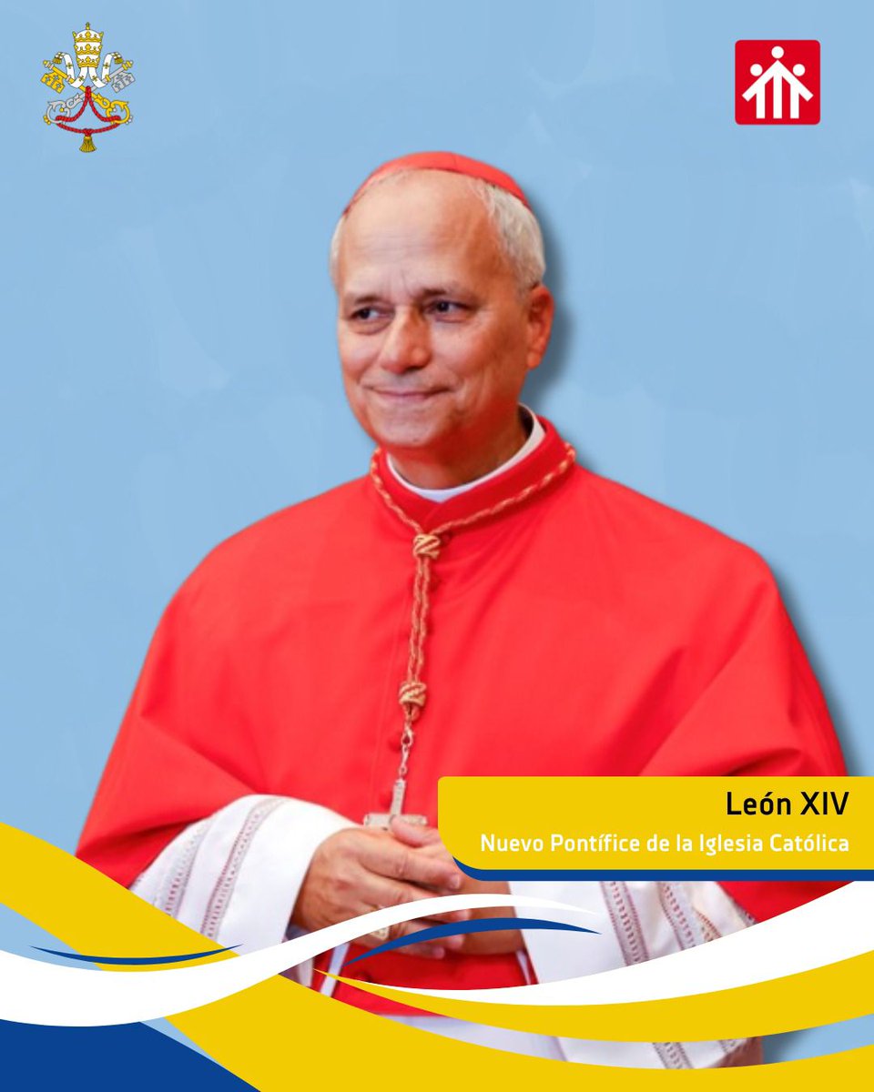 SalesCoopPllano's tweet photo. Habemus Papam 🙏 

Con alegría acogemos al nuevo Pontífice. Como nos pedía Don Bosco, rezamos por León XIV el nuevo Papa que el Espíritu Santo ha dado a su Iglesia ⛪ 

#HabemusPapam https://t.co/X3OHp9lDOs