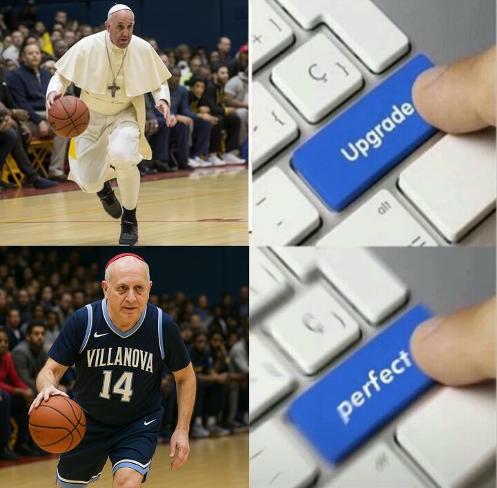 Vatican City church league about to learn Big East basketball.