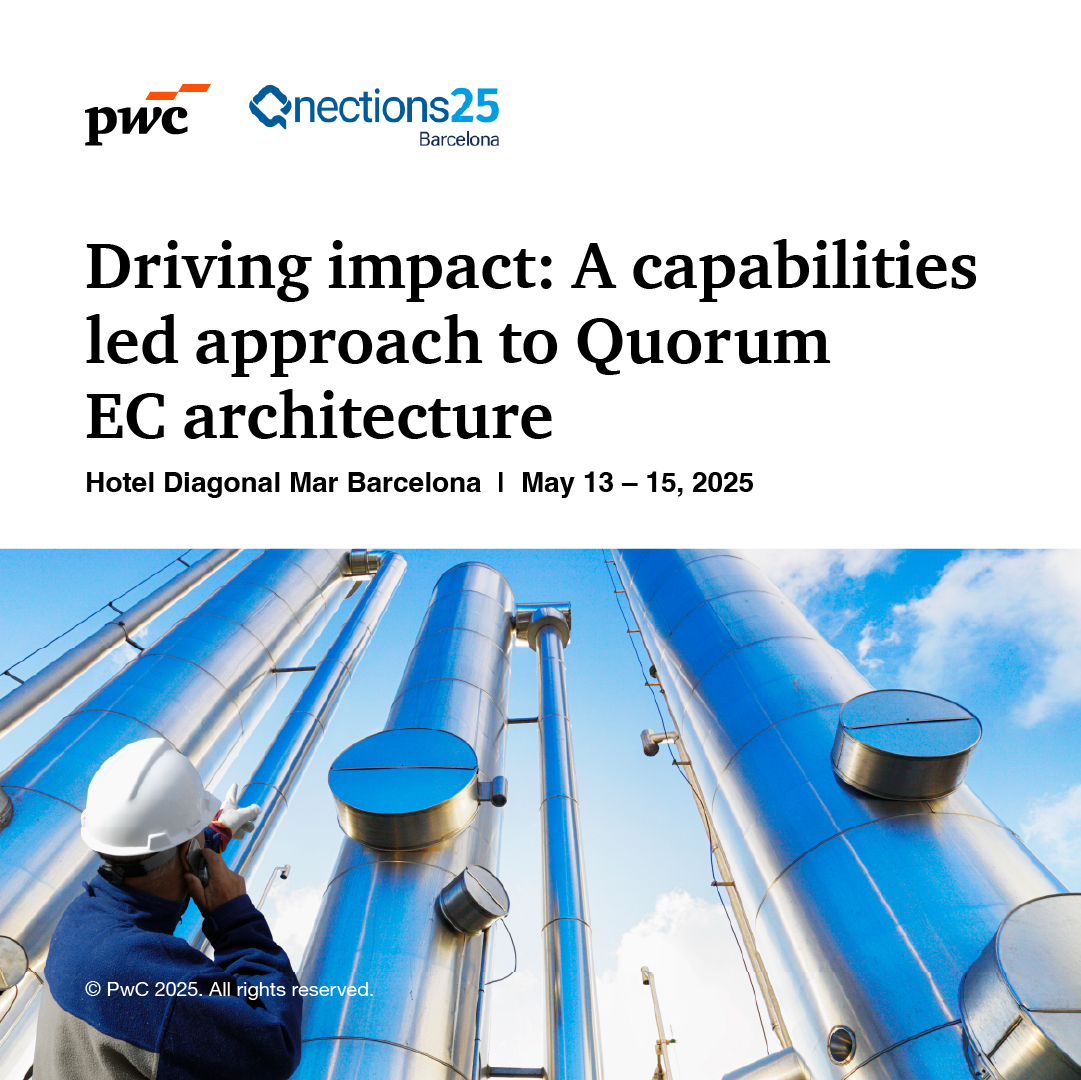 Filer_CPA's tweet image. Heading to #Qnections25 in Barcelona? PwC is sharing how a capabilities-driven architecture roadmap🗺️for Quorum EC is guiding clients through scalable, future-ready IT solutions💡. 

#PwC #QuorumSoftware #Energy #Innovation #FutureSuccess #Networking