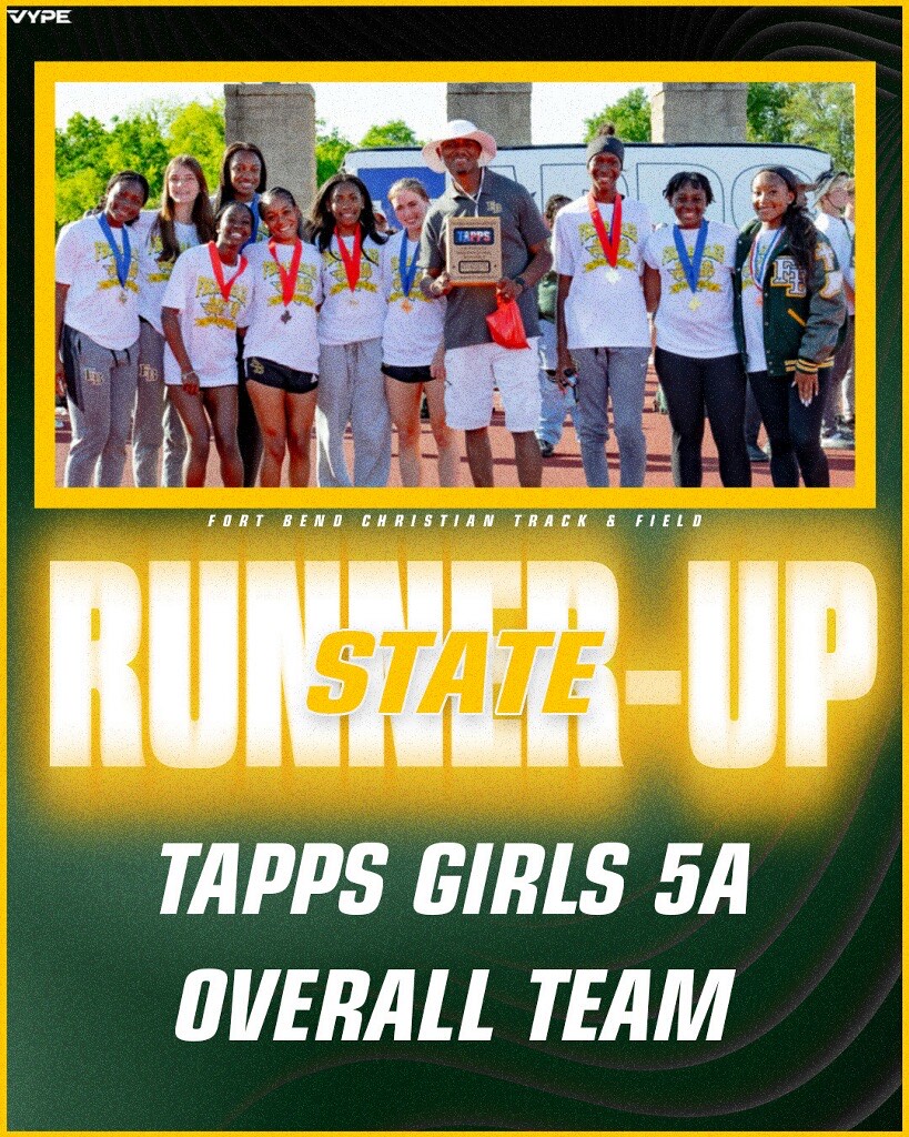 Congratulations to FBCA Varsity Track &amp; Field program closing out the season with historic performances at the TAPPS 5A State Championship! The boys team brought home the 2025 State Title and the girls team earned State Runner-Up honors. Go Eagles! bit.ly/4k4Newx