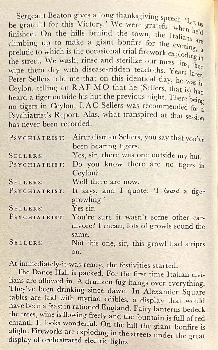 henryspil's tweet image. Spike Milligan remembers VE Day in Italy, and includes a story told to him by Peter Sellers
#VEday80 #VEDay
@almurray