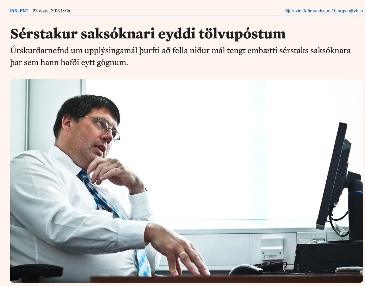 Í stað þess að eyða viðkvæmum persónuupplýsingum sem Embætti sérstaks saksóknara aflaði með hlerunum og varðaði hundruð manna, þá eyddi Ólafur Þór einungis óþægilegum upplýsingum fyrir embættið. Ætla má að dagar hans í embætti séu senn taldir.