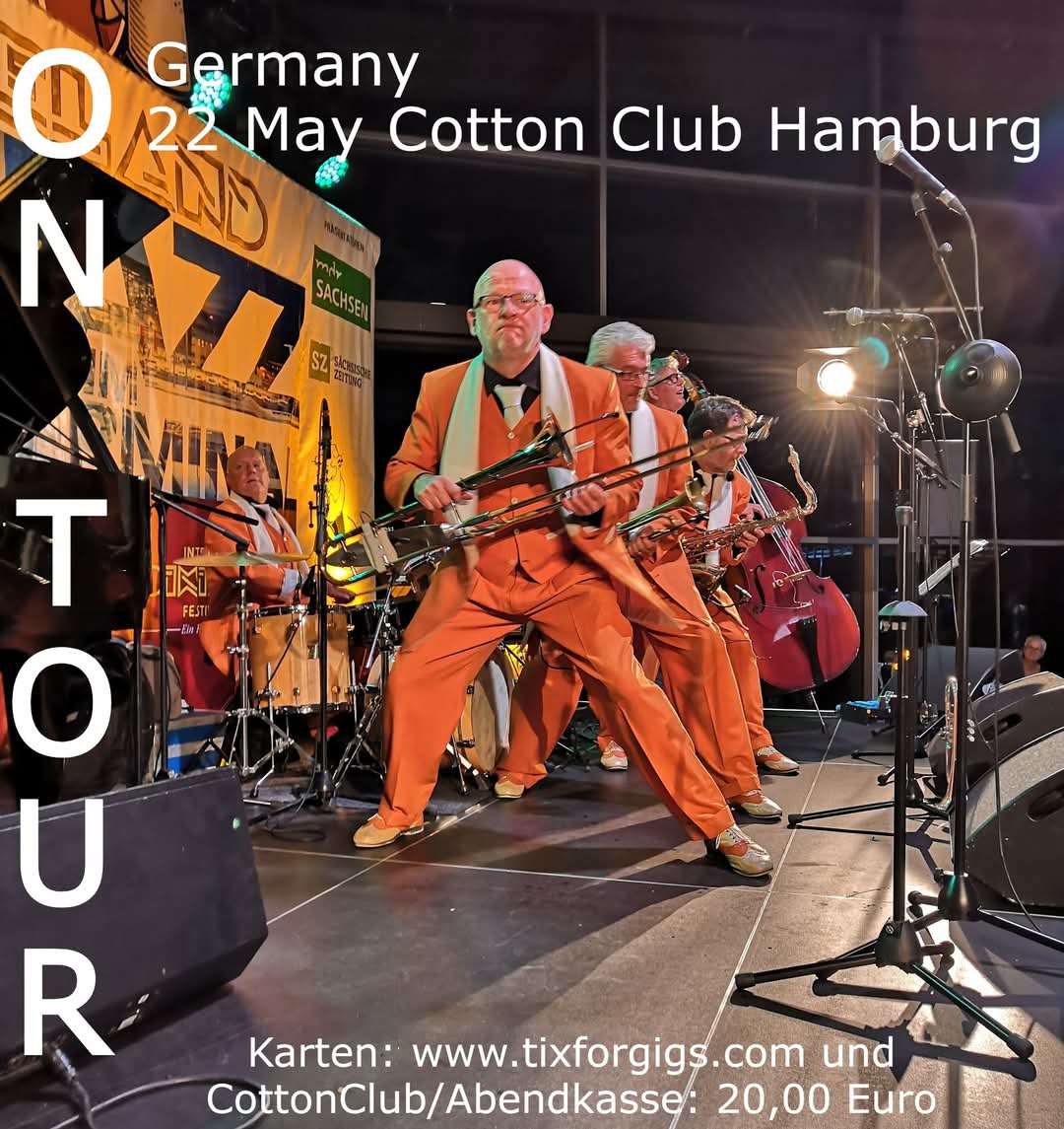 Jazz Connection returns to the Cotton Club Hamburg. 
Be there to have a real JUMP n JIVE night with us. To dance, listen and swing. See you!

The History of the Cotton Club started in 1959 under the name Vati's Tube Jazzclub in a underground bunker in Hamburg.