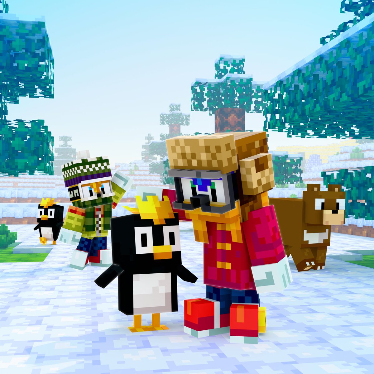 ☀️Whether you’re bundled up or not, Sonic Texture Pack now supports mob variants to make each biome feel unique!❄️

📢 Check out the Spring to Life update today!