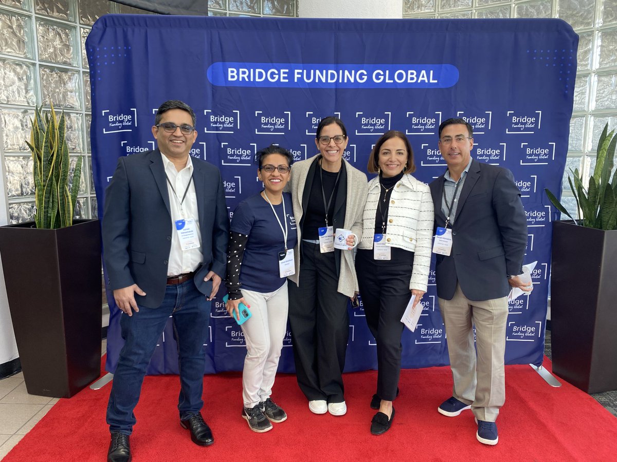 More Bridge Funding Global funzies - this time with Ashish Mahashabde, .<a href="/patriciawexler/">Patty Wexler</a>, .<a href="/LiMaydon/">Laura I Maydón</a>, and .<a href="/VCSerge/">sergio monsalve</a>! 🎉