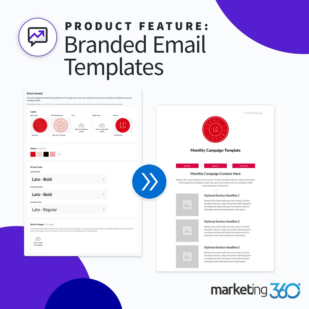 We’re enhancing our Email app setup flow! Now, with our new Brand Profile integration, syncing brand assets—logo, colors, and fonts— into the email app is easier than ever. Create email templates that truly represent your brand. 📧✨ #EmailMarketing #BrandConsistency