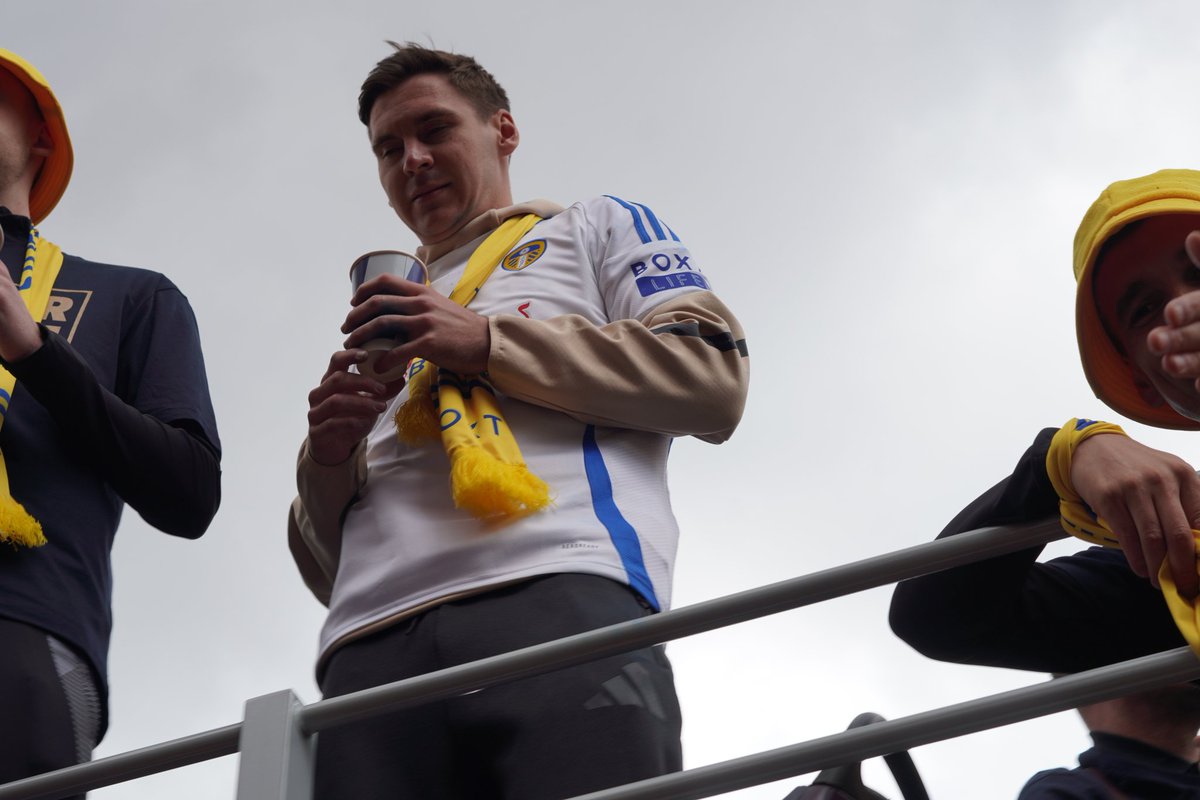 GeorginioRutter's tweet image. Wober at the Leeds United parade.@lufc
