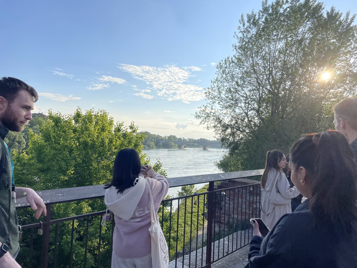 eucas2025's tweet photo. We wrapped up Day 2 with our junior social event—a fun scavenger hunt through the city that led us to a well-deserved, typical Italian aperitivo. Great science, great company, and even better spritzes! #EUCAS2025 https://t.co/ZO2k42ac4P