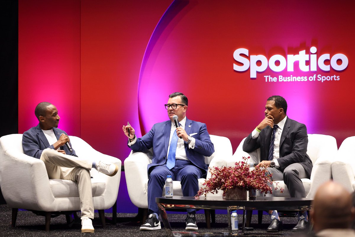 Sportico (@sportico) on Twitter photo .<a href="/epjackson/">Eric Jackson</a> takes the š¤ to moderate a conversation with Xavier A. Gutierrez of ImpactX Sports Group and Jason Wright of Ariel Investments. .<a href="/epjackson/">Eric Jackson</a> takes the š¤ to moderate a conversation with Xavier A. Gutierrez of ImpactX Sports Group and Jason Wright of Ariel Investments.
