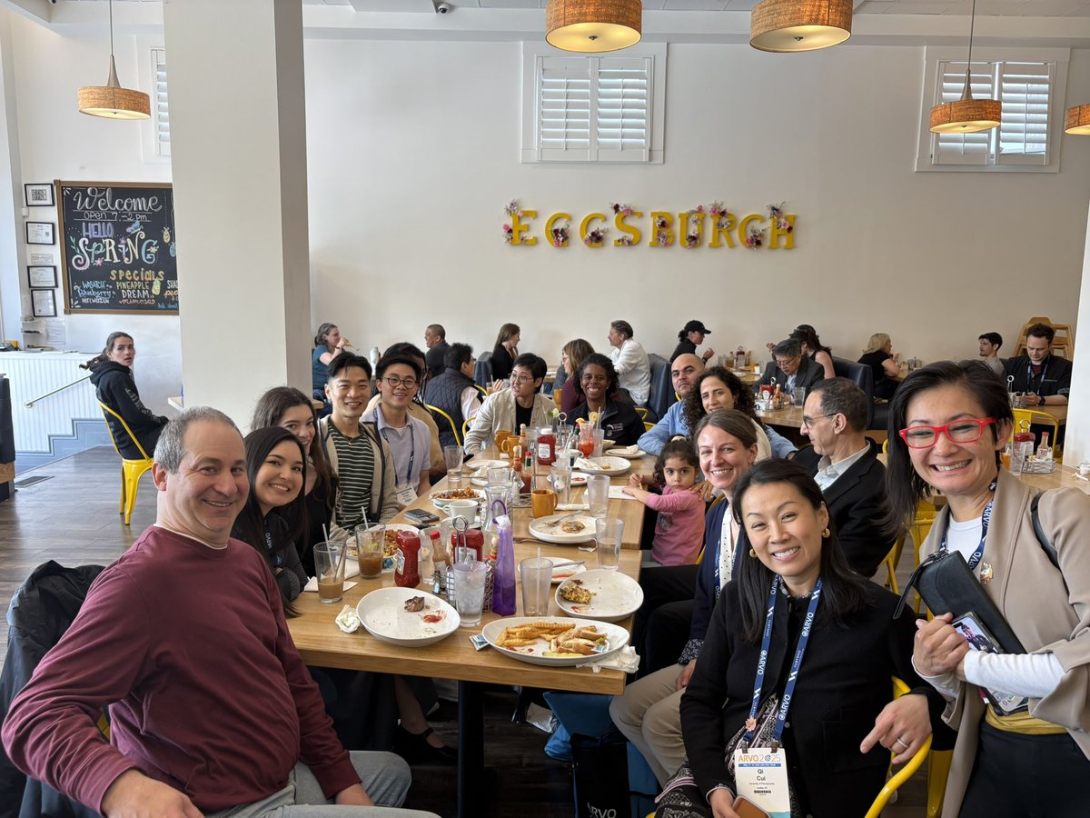 Qi Cui, MD PhD ๐ (@cuilab) on Twitter photo #ARVO2025 lunch featuring the Shindler, Uyhazi, Cui, <a href="/AhmaraRoss/">Ahmara Ross, MD PhD</a>, and <a href="/LeeUpenn/">Lee laboratory - UPENN</a> labs ๐ With a special guest appearance from <a href="/GokoffskiEyeLab/">Kimberly Gokoffski</a>! May be a new tradition <a href="/ARVOinfo/">ARVO</a> <a href="/ScheieEye/">Department of Ophthalmology & Scheie Eye Institute</a> <a href="/PennMedCSO/">Penn Medicine CSO</a> #ARVO2025 lunch featuring the Shindler, Uyhazi, Cui, <a href="/AhmaraRoss/">Ahmara Ross, MD PhD</a>, and <a href="/LeeUpenn/">Lee laboratory - UPENN</a> labs ๐ With a special guest appearance from <a href="/GokoffskiEyeLab/">Kimberly Gokoffski</a>! May be a new tradition <a href="/ARVOinfo/">ARVO</a> <a href="/ScheieEye/">Department of Ophthalmology & Scheie Eye Institute</a> <a href="/PennMedCSO/">Penn Medicine CSO</a>