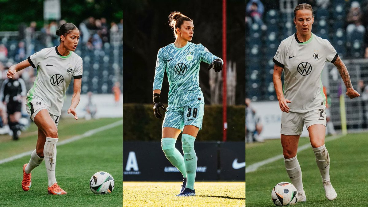 VfLWolfsburg_PT's tweet photo. Sveindís #Jónsdóttir, Anneke #Borbe e Lynn #Wilms deixarão as nossas Lobas após o término dos contratos que se encerram ao fim da atual temporada.
🟢⚪️ #VfLWolfsburgFrauen https://t.co/OXR3HYNKAd