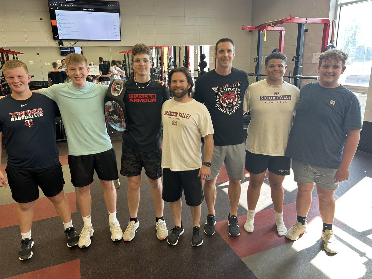 bvhsfootball's tweet photo. Bravo Shane Schoby selected as lifter of the week by Coach Charley Smook! He’s lifting hard to make a difference. #bvbeasts #LynxWay #ONEfamily https://t.co/dFjhLY2Bsq