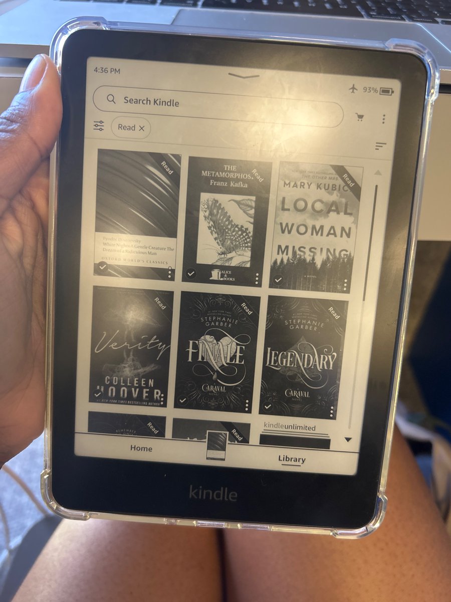 I recently got a kindle a few months ago. I haven’t been able to put it down. I finished 15 books so far this year. I’m reading the 16th one now 😅