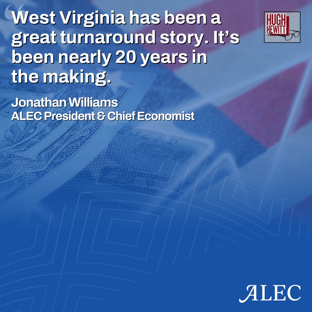 American Legislative Exchange Council (@alec_states) on Twitter photo West Virginia, which climbed from 38th to 16th since the first edition of Rich States, Poor States. ALECās <a href="/Taxeconomist/">Jonathan Williams</a> told <a href="/hughhewitt/">Hugh Hewitt</a> the latest Rich States, Poor States shows āreal comeback storiesā and room to grow. alec.org/article/why-so⦠#WestVirginia West Virginia, which climbed from 38th to 16th since the first edition of Rich States, Poor States. ALECās <a href="/Taxeconomist/">Jonathan Williams</a> told <a href="/hughhewitt/">Hugh Hewitt</a> the latest Rich States, Poor States shows āreal comeback storiesā and room to grow. alec.org/article/why-so⦠#WestVirginia