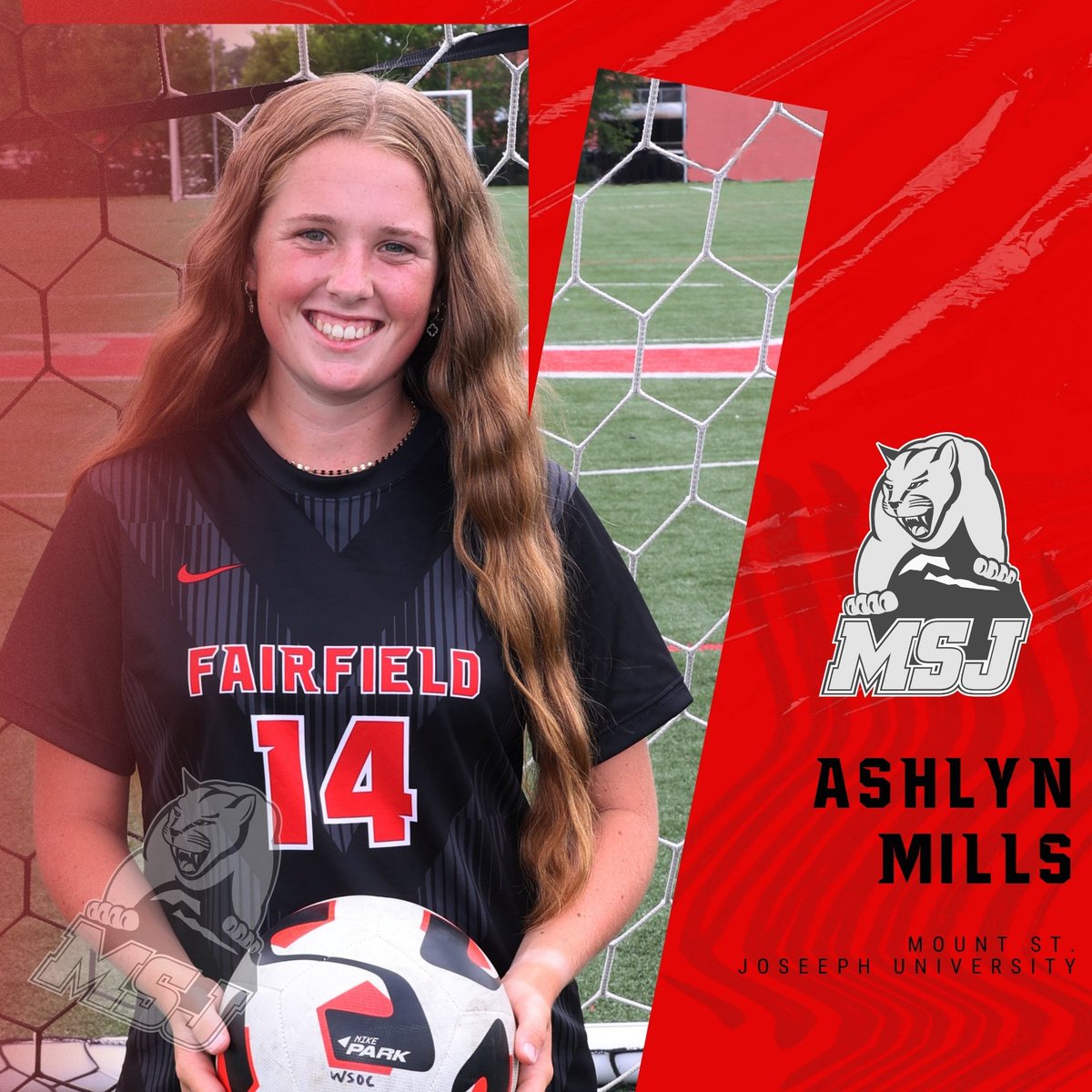 Congratulations to Ashlyn Mills for committing to study and play soccer at Mount St Joseph University! We can’t wait to cheer you on!