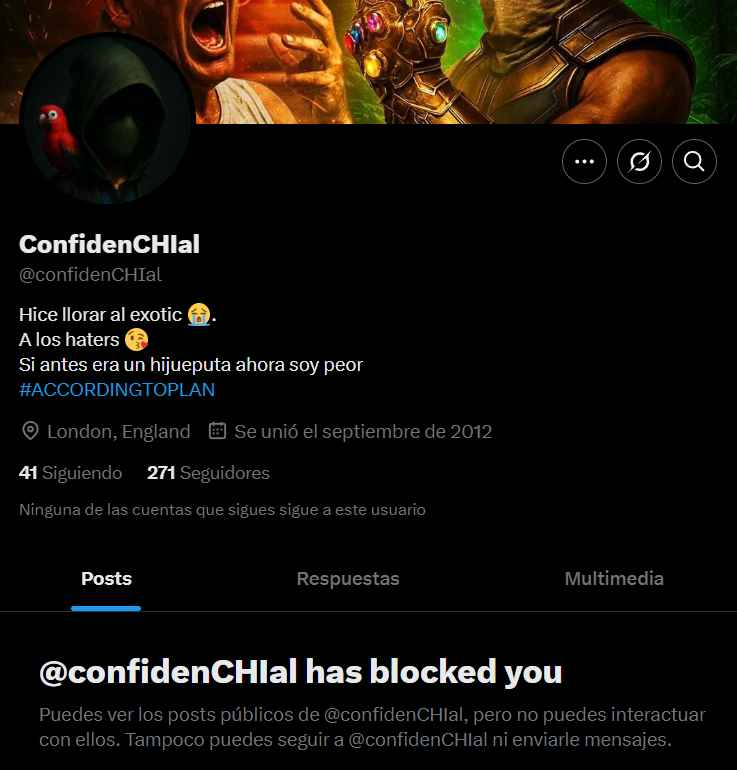 Spiderdavid1988's tweet photo. el puto cobarde que no tiene responsabilidad la muy rata de mierda eres y seras siempre nuestro enemigo https://t.co/5OIrpAFaCB