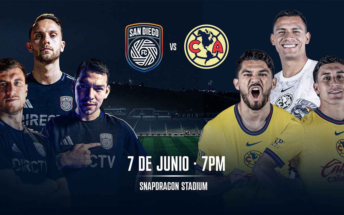 Nuestro partido amistoso contra San Diego FC será reprogramado para el sábado 7 de junio. 🦅

📰 Más información: bit.ly/3SpvaBw