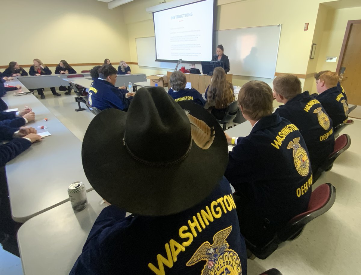 WSU CAHNRS (@wsucahnrs) on Twitter photo We LOVE seeing all the blue jackets on campus! The 95th Washington #FFA State Convention & Expo is happening on the <a href="/WSUPullman/">WSU Pullman</a> campus! Our college is doing our best to make everyone feel welcome & comfortable, including hosting workshops, giving away t-shirts, & more. #GoCougs We LOVE seeing all the blue jackets on campus! The 95th Washington #FFA State Convention & Expo is happening on the <a href="/WSUPullman/">WSU Pullman</a> campus! Our college is doing our best to make everyone feel welcome & comfortable, including hosting workshops, giving away t-shirts, & more. #GoCougs