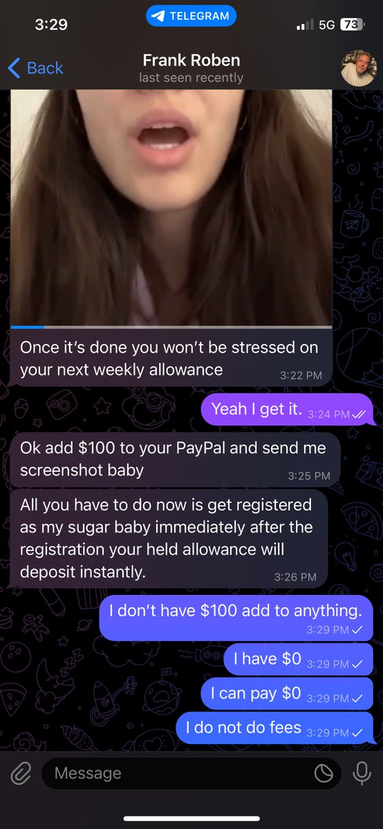 MountainGrace23's tweet photo. So TIRED of SCAMMERS RobenFrank is a scammer https://t.co/LUOthfyiY4