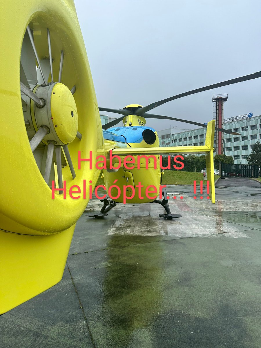 teschuac's tweet photo. @HelicoSantiago
#SERGAS #Galicia #Xunta #Hospital #RTSU #SVA #SVB #TES #TTS #Pontevedra #Urxencias #Alta #Programado #Camilla #Triaje #Triaxe #Ambulancia #Santiago #Coruña #Lugo #Orense #Ourense #Vigo #Ferrol #CHUF #HUF #CHUAC #HUAC #CHUS #CHOU #CHOP #CHUVI #HUVI #Deputación https://t.co/qYY3n9stie