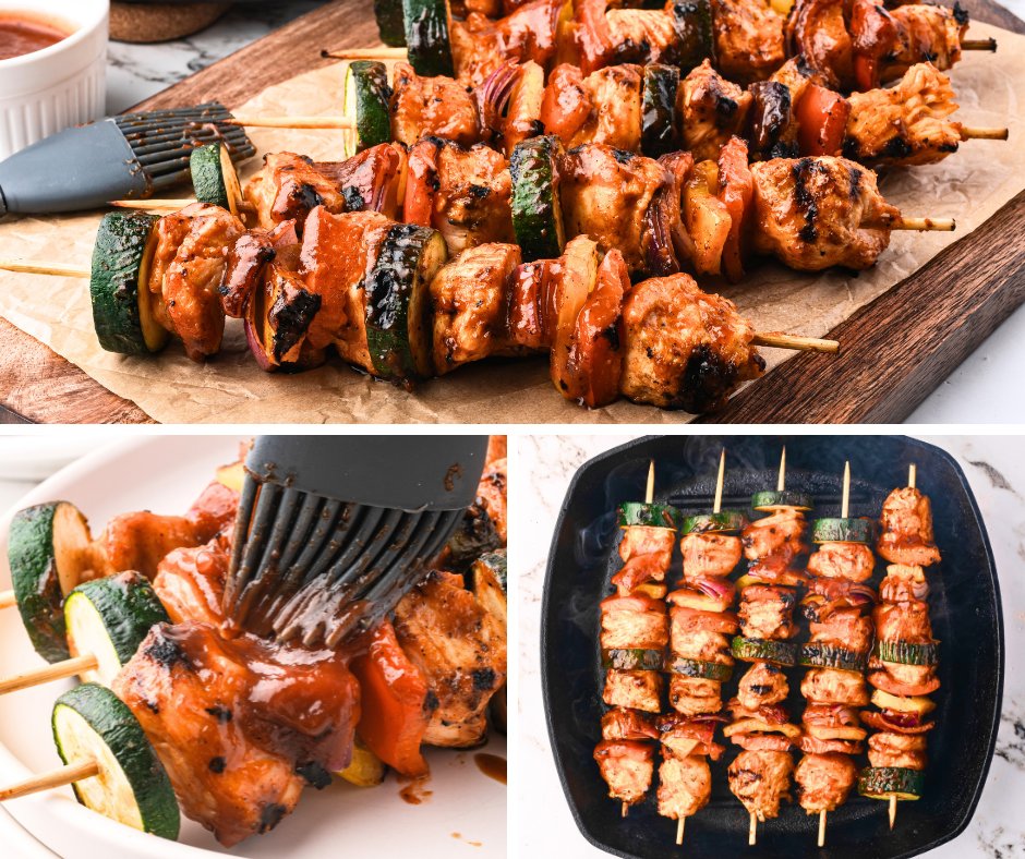 Spring vibes, summer flavor! ☀️🔥 These Grilled BBQ Chicken Kabobs with Veggies are juicy, smoky, and perfect for firing up the grill a little early. 🍗🌽🌶️
👉 Get the recipe:  tinyurl.com/2h4w5x5y
#GrilledBBQChickenKabobs #SpringGrilling #EasyDinner #easyrecipes #grilling