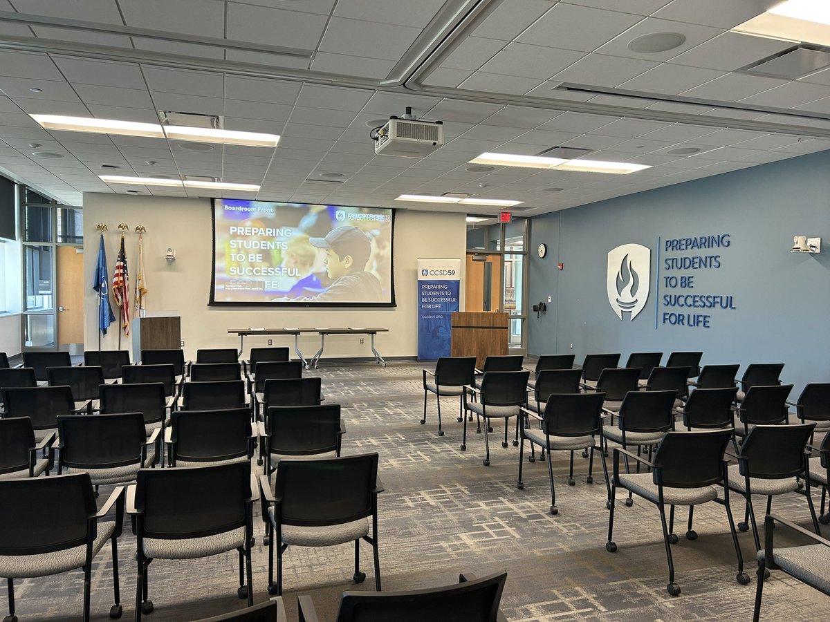 All set for our annual Retirement &amp; Years of Service Recognition Celebration. We will be recognizing over 40 staff tonight for their service to <a href="/ccsd59/">CCSD59</a> students, staff, &amp; families. Congratulations to all!