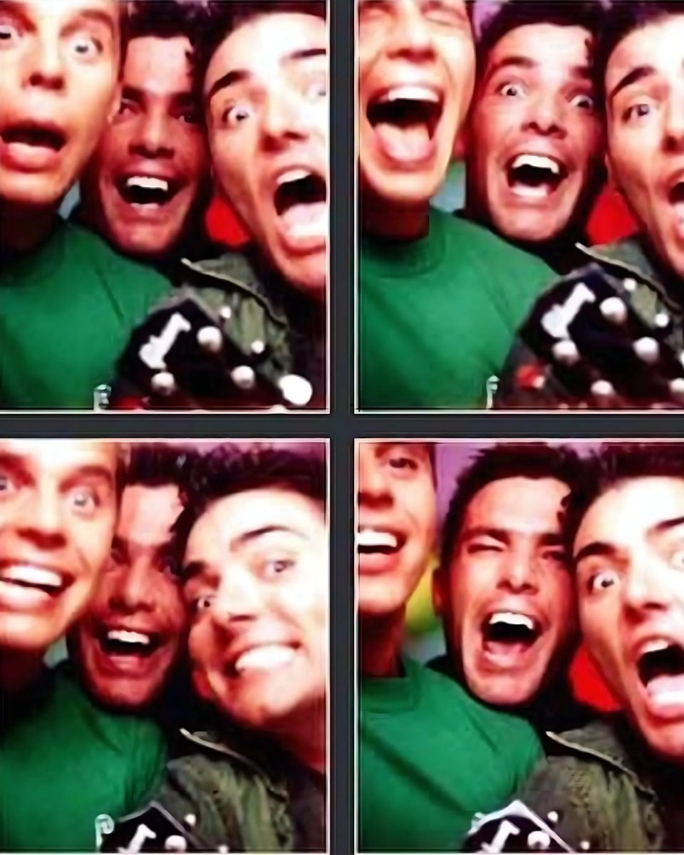 How many British band members can you fit in a photo booth? 😂 3 and a guitar apparently!

#BBMAK #2000s #Pop2K #TBT #Throwback