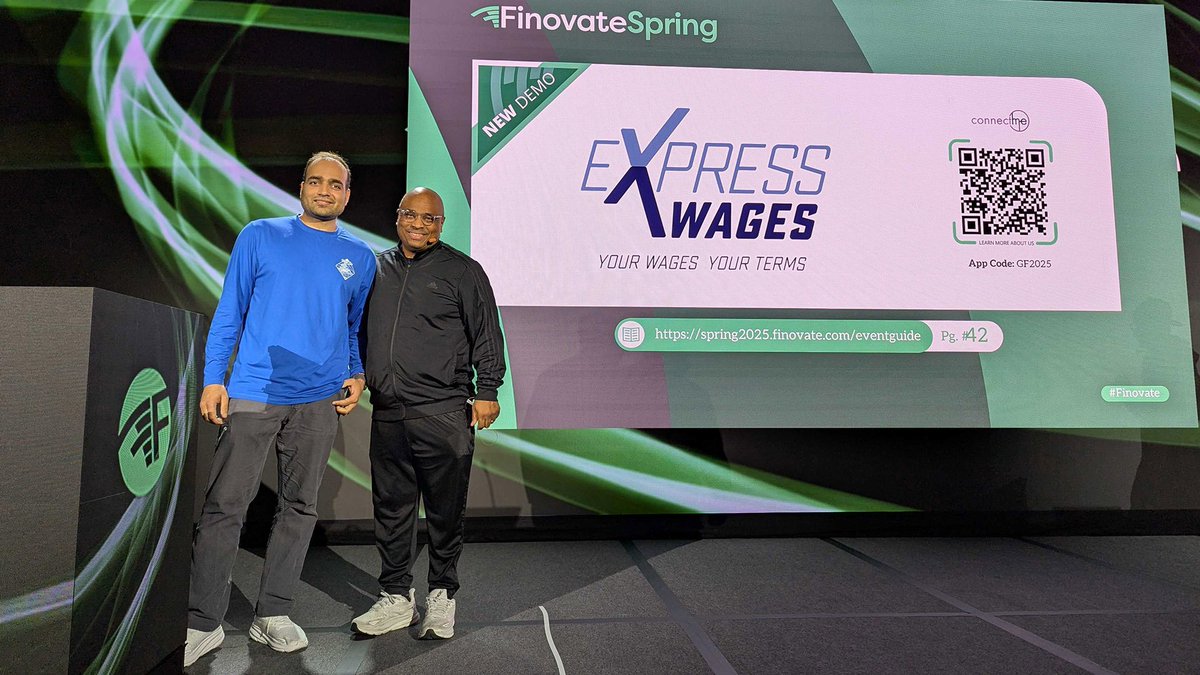 clearfunction's tweet image. What’s behind a great demo?
✅ Cables
✅ Coffee
✅ Collaboration
Swipe for BTS shots from our time at #Finovate with Express Wages!
#PaymentsTech #FintechEvents #ClearFunction