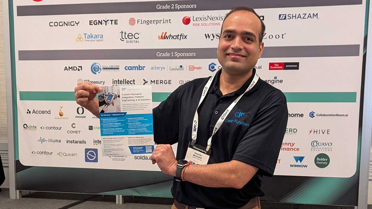 clearfunction's tweet image. What’s behind a great demo?
✅ Cables
✅ Coffee
✅ Collaboration
Swipe for BTS shots from our time at #Finovate with Express Wages!
#PaymentsTech #FintechEvents #ClearFunction
