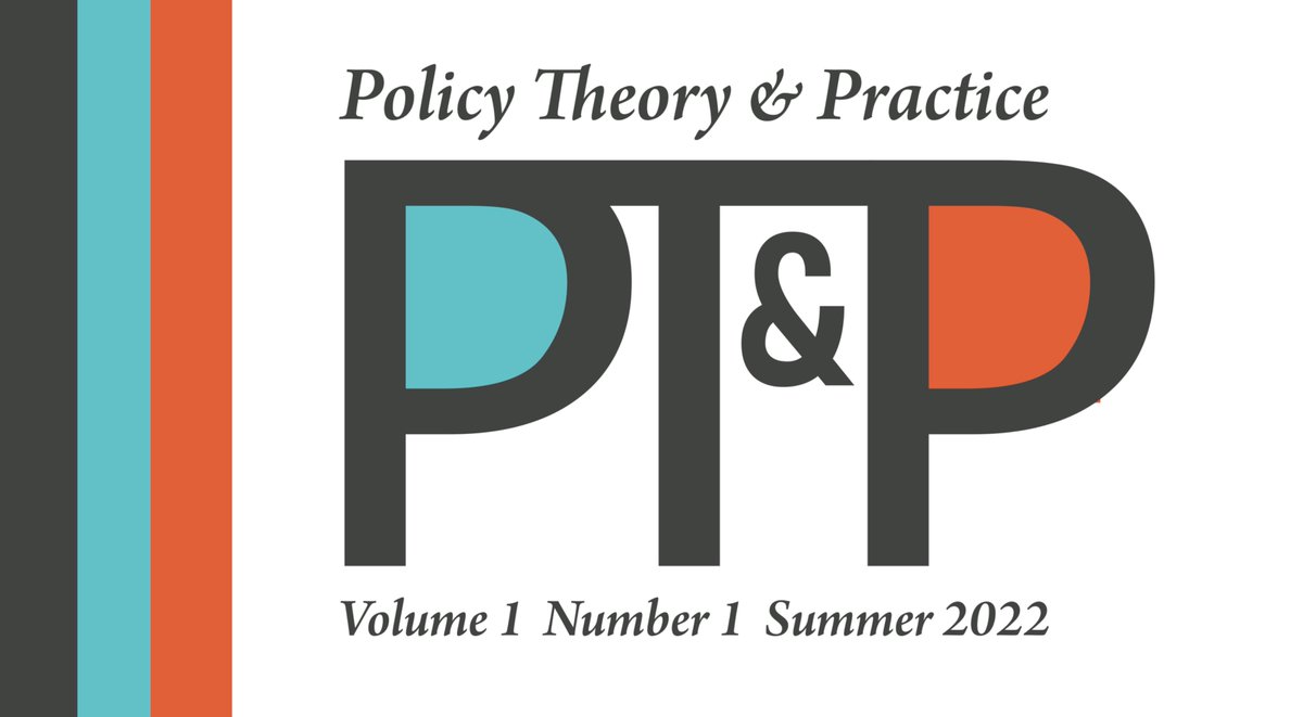 Thrilled to see the upcoming release of the inaugural Policy Theory &amp; Practice (PT&amp;P) issue, a rolling special issue of PSJ. PT&amp;P advances policy research by bridging theory and real-world practice, fostering meaningful dialogue between scholars and practitioners.