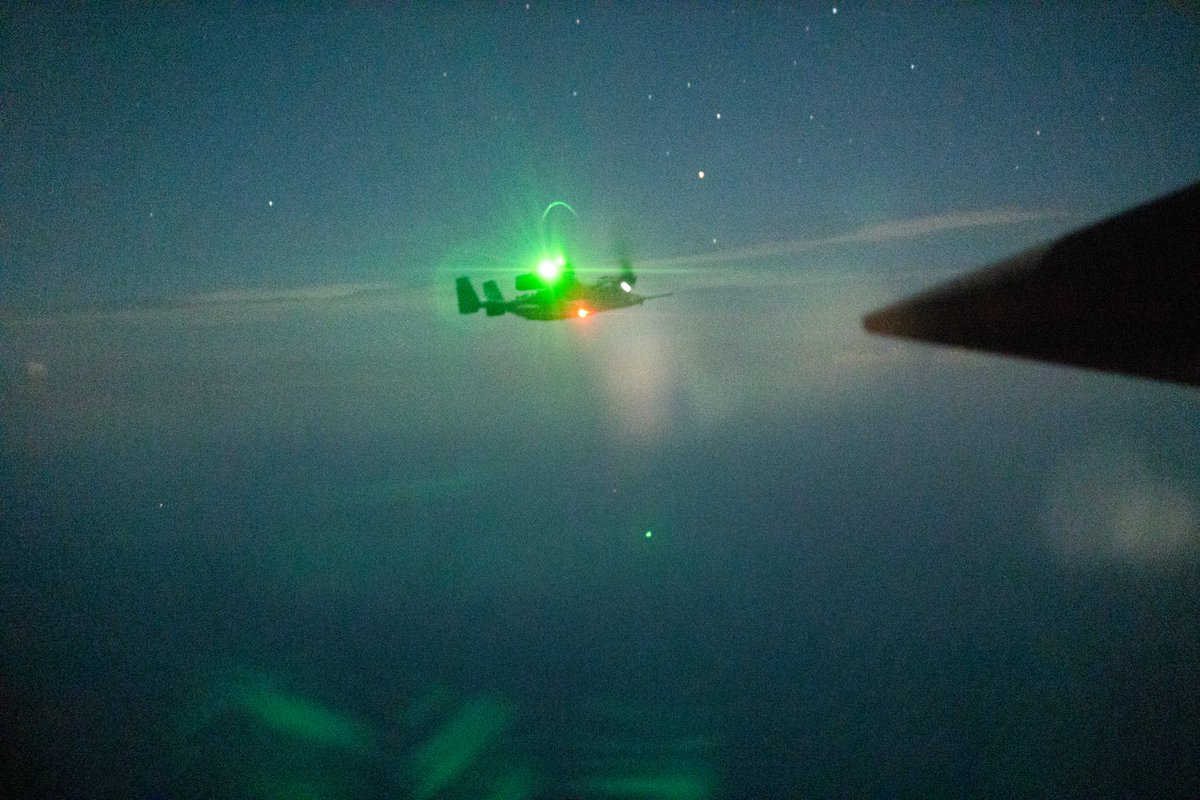 2nd Marine Aircraft Wing (@2nd_maw) on Twitter photo Don't need to stop for gas ⛽
U.S. Marines with VMGR-252 conducted both daytime and low-light aerial refueling operations with VMM-261 over the Atlantic Ocean near North Carolina, May 7, 2025.
<a href="/USMC/">U.S. Marines</a> 📸 by Lance Cpl. Mya Seymour Don't need to stop for gas ⛽
U.S. Marines with VMGR-252 conducted both daytime and low-light aerial refueling operations with VMM-261 over the Atlantic Ocean near North Carolina, May 7, 2025.
<a href="/USMC/">U.S. Marines</a> 📸 by Lance Cpl. Mya Seymour