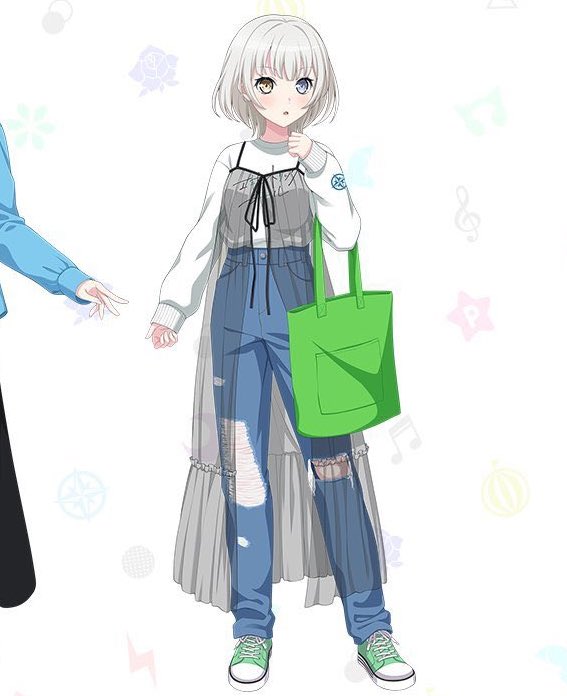 yk when you would wear your moms clothes when you were a kid thats what she has going on
