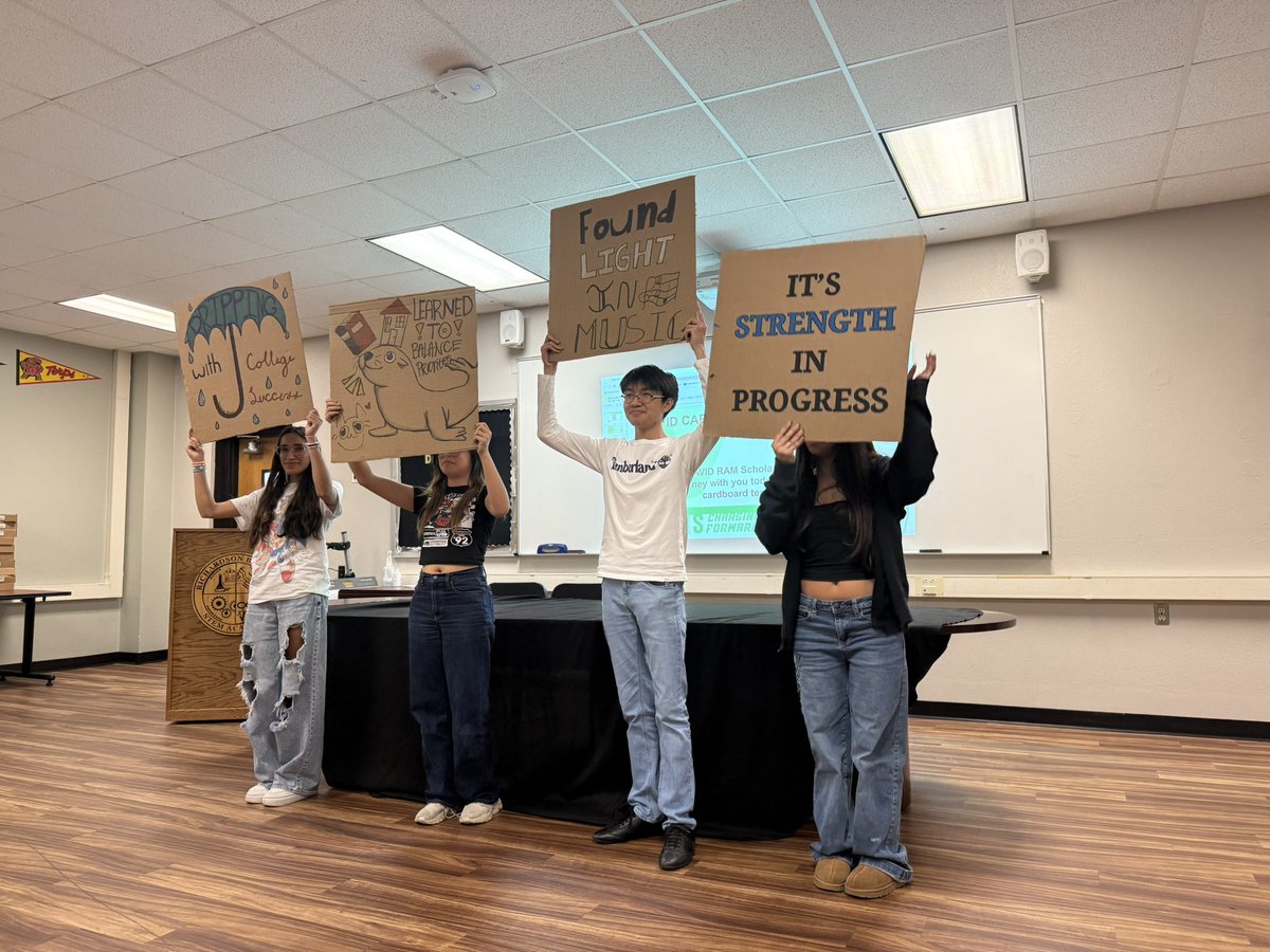 <a href="/AVIDwithLarsen/">Diana Larsen</a> BHS seniors have had to break down so many barriers to find a road of opportunity! Their futures are now so bright thanks to their AVID community and individual determination! <a href="/AVID4College/">AVID</a>