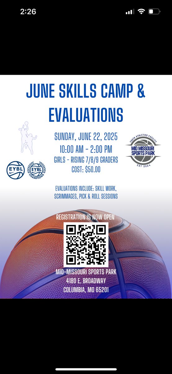 Don’t miss this one. Will have evaluators on site. Sign up now!
