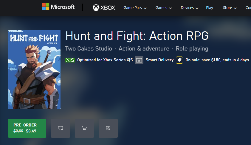 ⚔️ Hunt and Fight is coming to #Xbox✨
🔥 15% OFF PRE-ORDER
⏰6 days left

xbox.com/en-us/games/st…

#indiegames #RPG #actionrpg