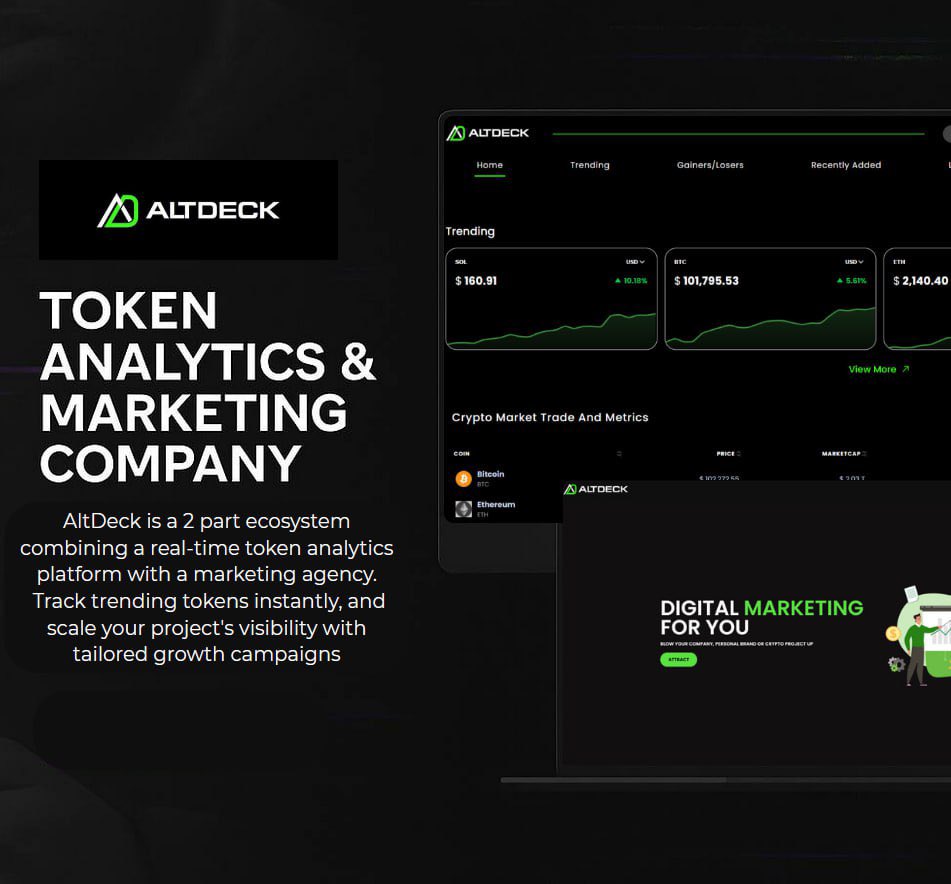 AltDeck - Token Analytics & Marketing Company tweet media