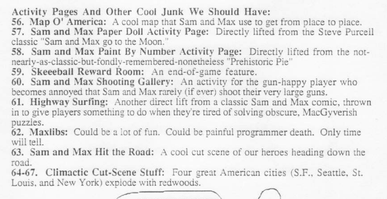 SnM_Oddities's tweet photo. There are Sam &amp; Max Hit The Road minigames that didn't made it to the final game, like:
1. Alphabet soup
2. Max VS the Robots
3. Paint by Number
4. Flipbooks
5. Skeeeball Room
6. Maxlibs
~⚡ https://t.co/YwOtR8W47z