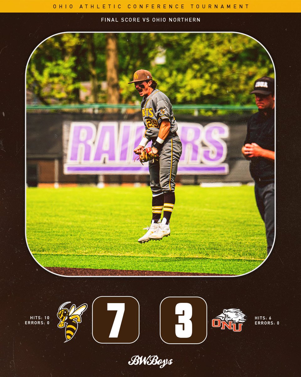 jackets win 🐝

⏭️ Friday vs JCU at 9:30 AM

#BWBoys | #d3b